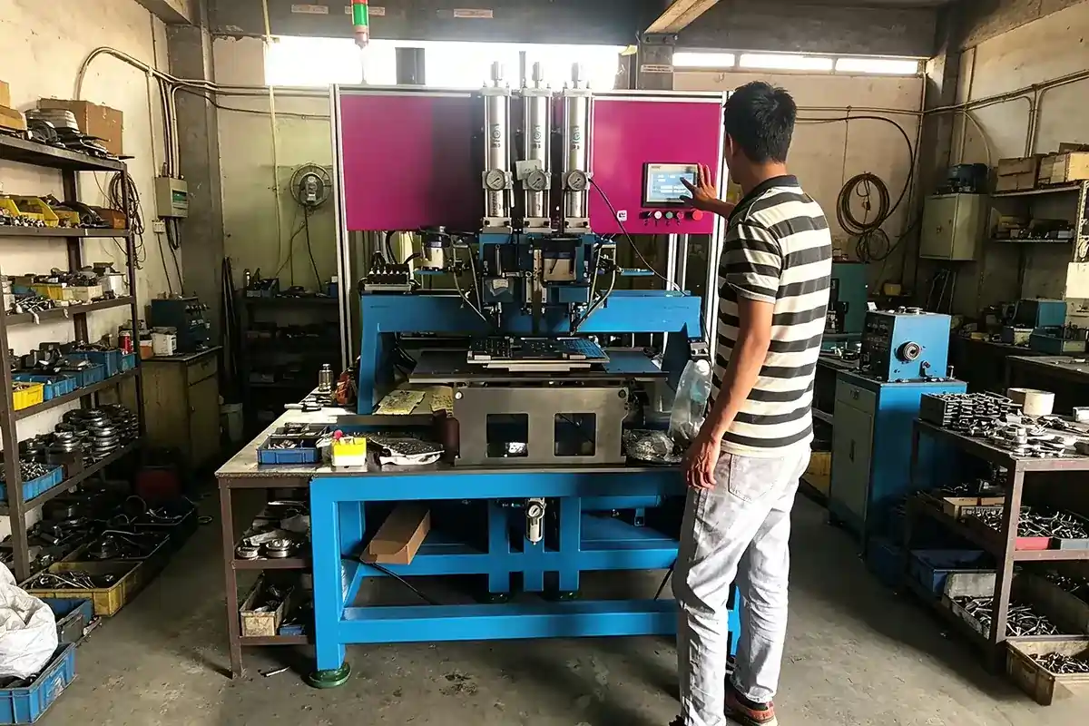3 Station Automatic Feeding Servo Riveting Press