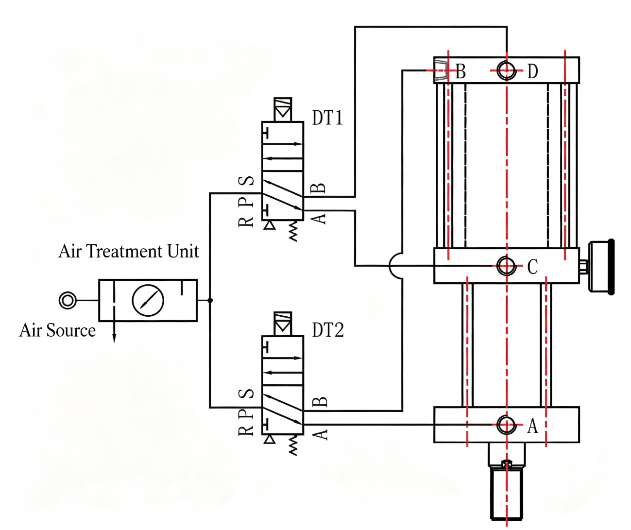 JRG pneumatic circuit diagram