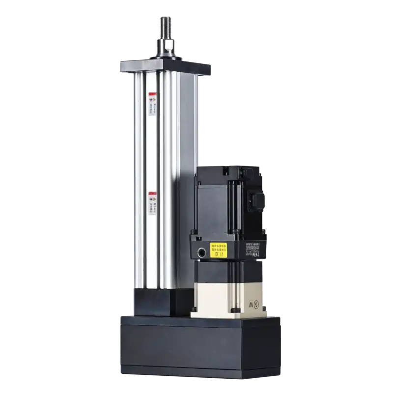 JRDG compact parallel servo electric cylinder — dimensional reference