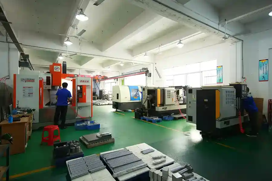 JiuRong Servo Actuators Precision Machining Workshop