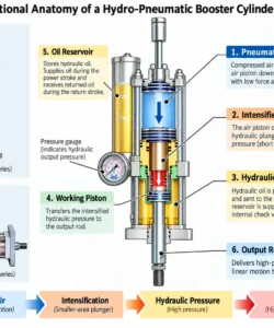 Functional Anatomy of a Hydro Pneumatic Booster Cylinder