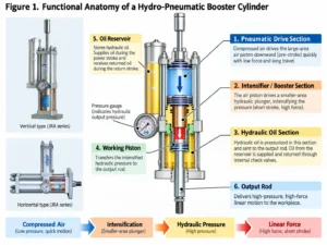 Functional Anatomy of a Hydro Pneumatic Booster Cylinder