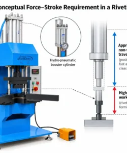 Conceptual Force Stroke Requirement in Riveting Press